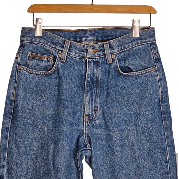 90s Calvin Klein Vintage Jeans Boot Leg Cotton Structured Stonewash Women's 29 - Picture 13 of 13